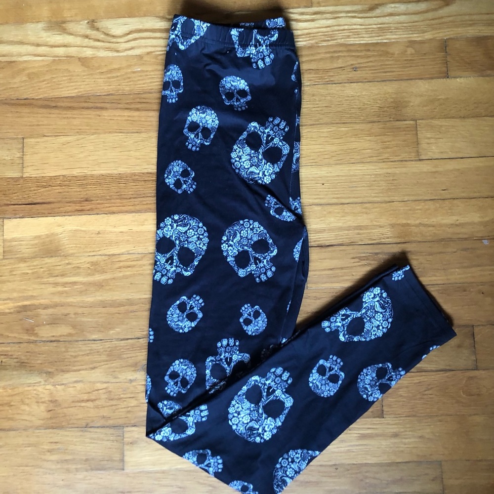 Sipaya Skull Halloween Leggings M